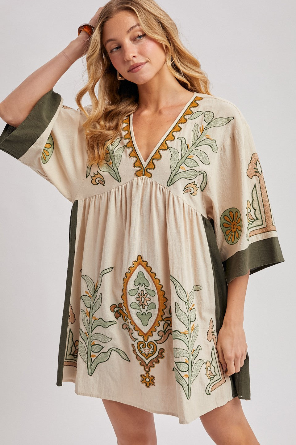 Sophia Boho Babydoll Dress