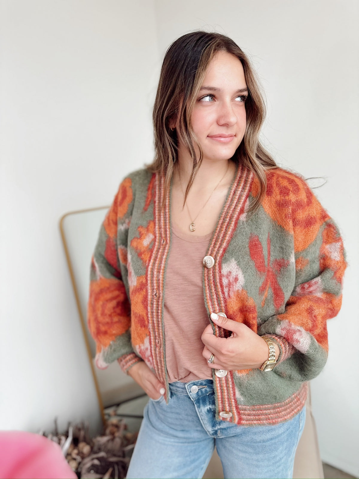 Olivia Floral Cardigan