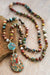 Stone Pendant Long Necklace