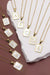 18k Stainless Steel Initial Necklace