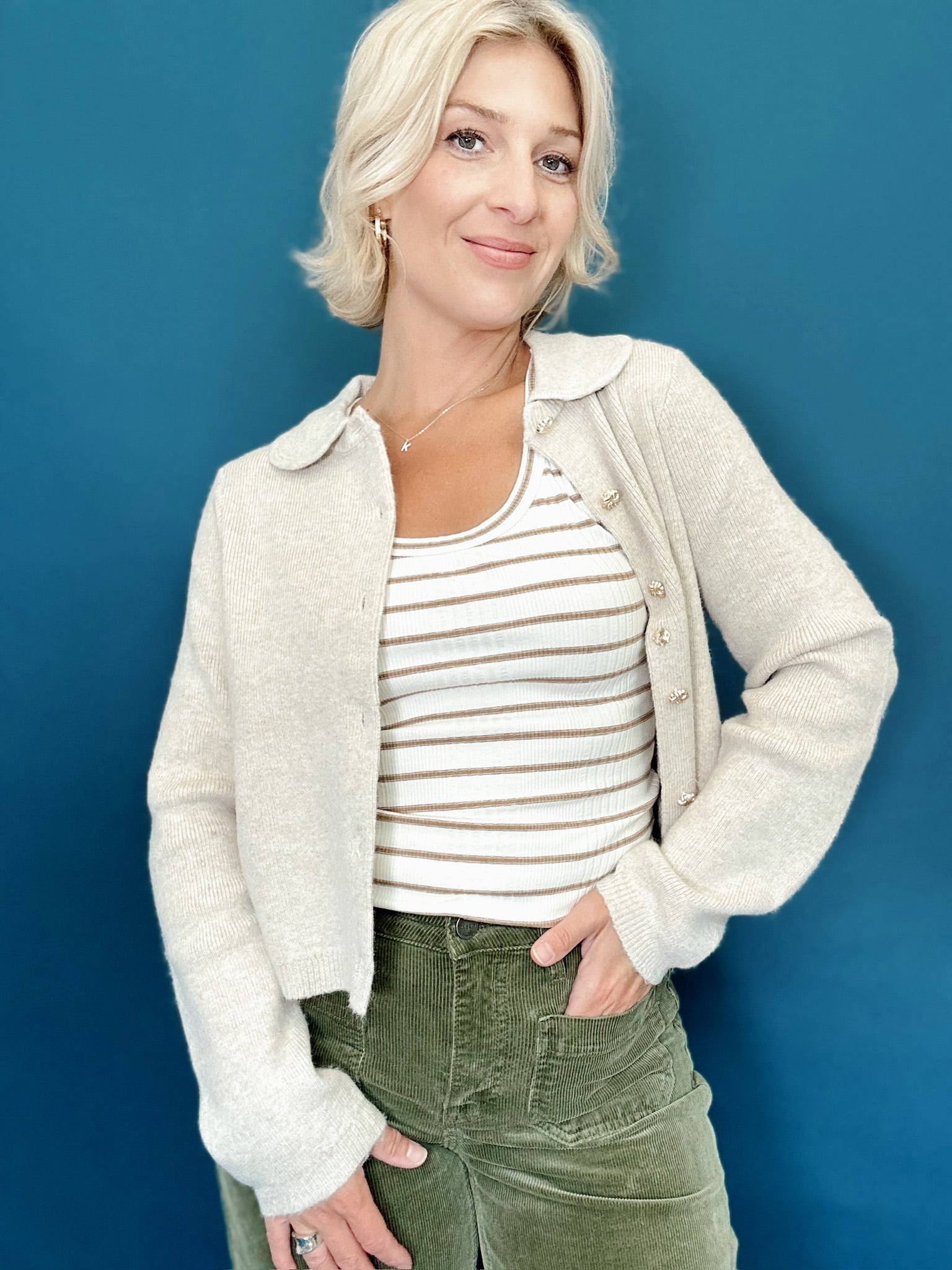 Kristen Button Down Cardigan