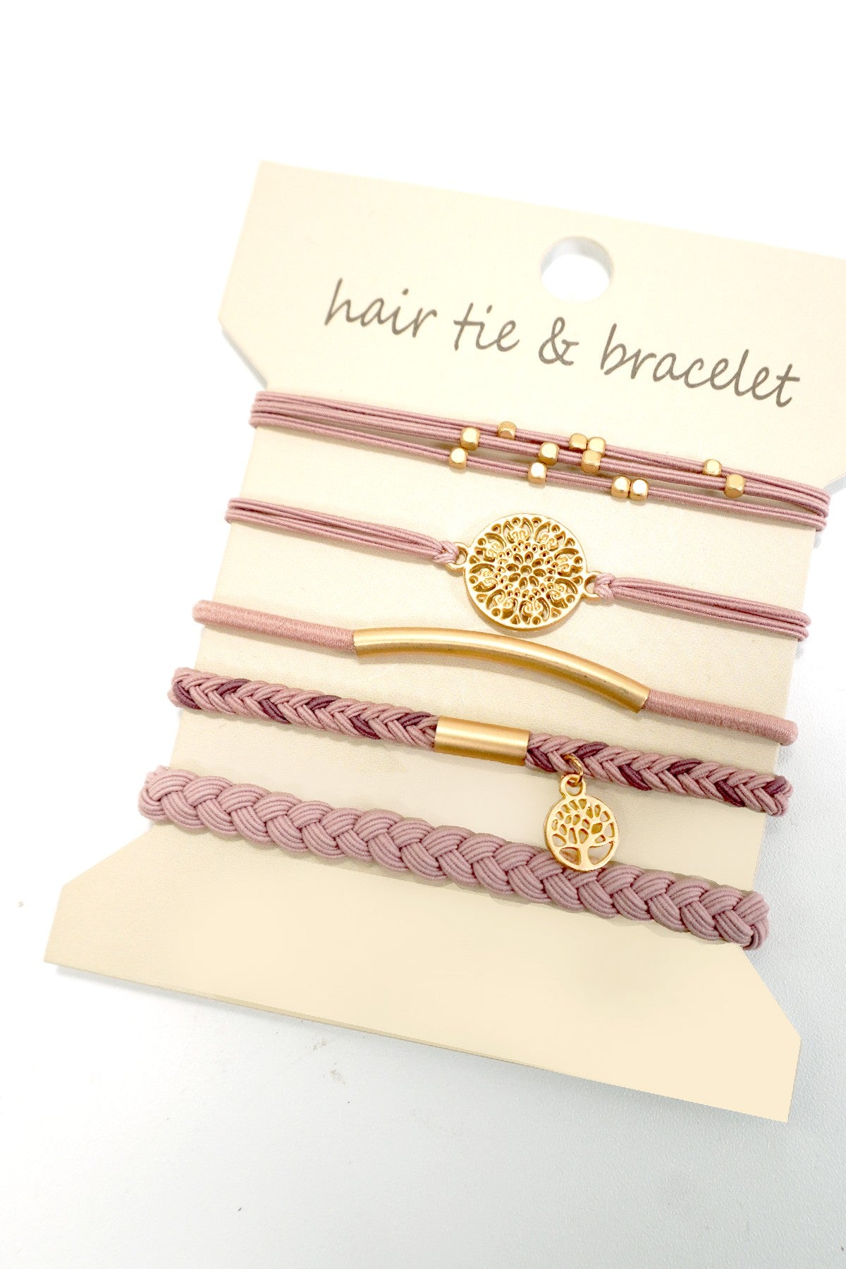 Boho Duel Function Knot Bracelet Hair Ties