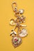 Porcelain Lace Heart Bag Charm