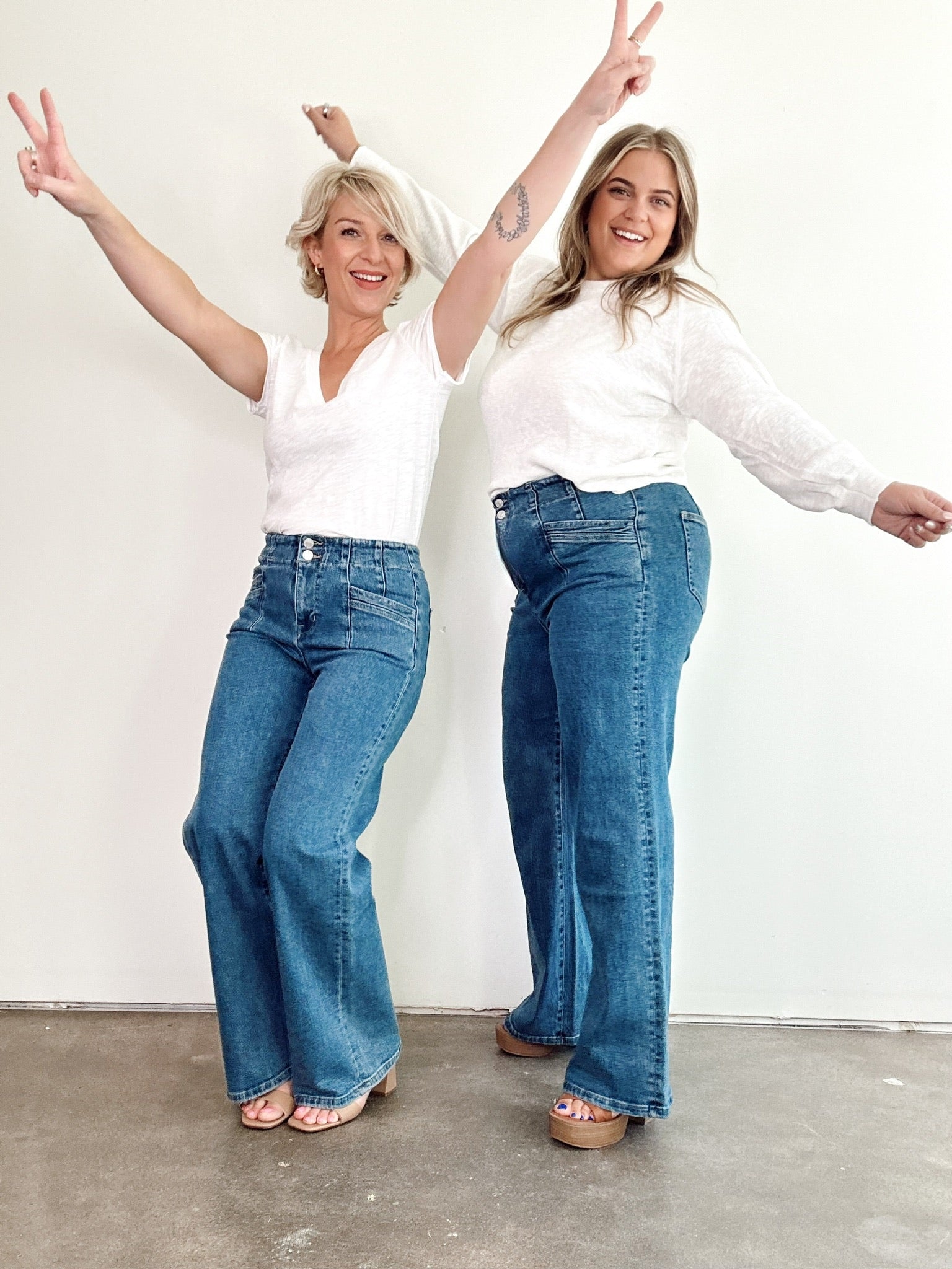 Jenny High Rise Wide Leg Jean