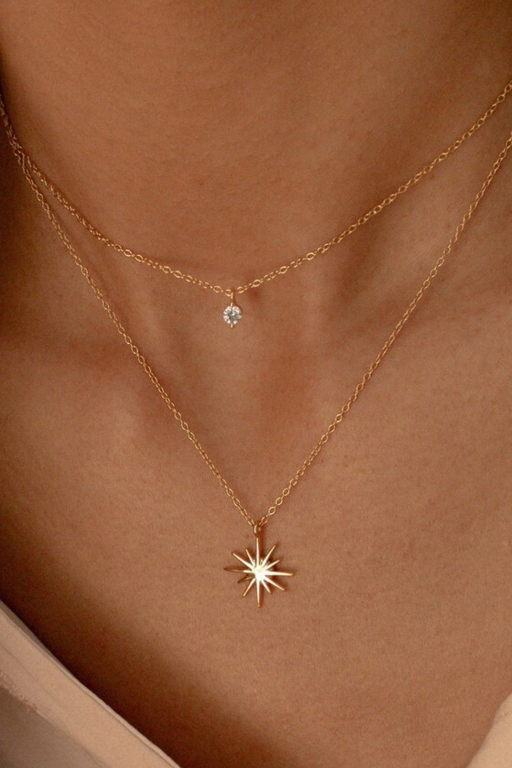 18k Gold Dipped Star Necklace