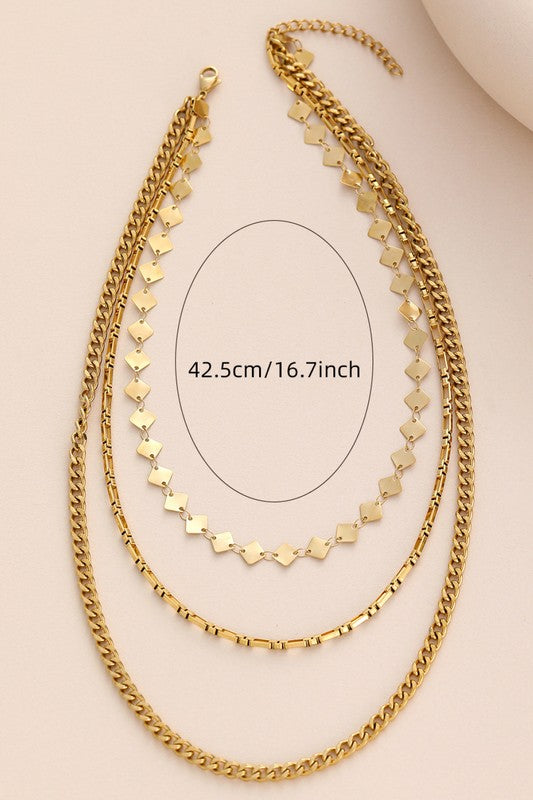 18k Gold Dipped Chain Necklace