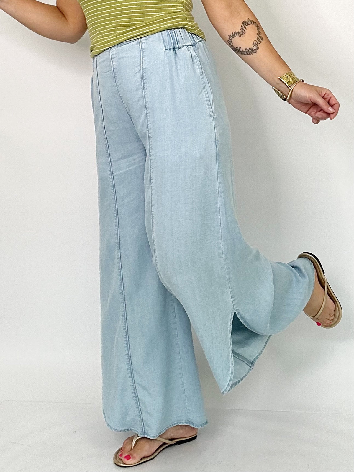 Nellie Tulip Washed Jeans Light Denim