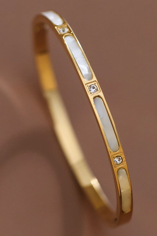 18k Gold Plated Bangle Bracelet