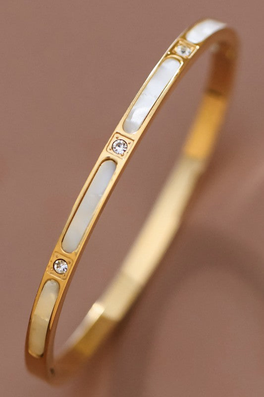 18k Gold Plated Bangle Bracelet