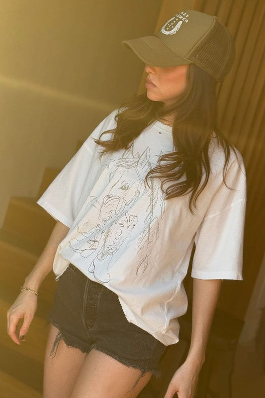 Sketch Horse Graphic Tee