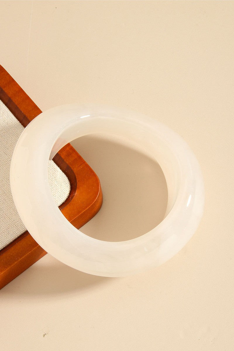 Resin Curved Bangle