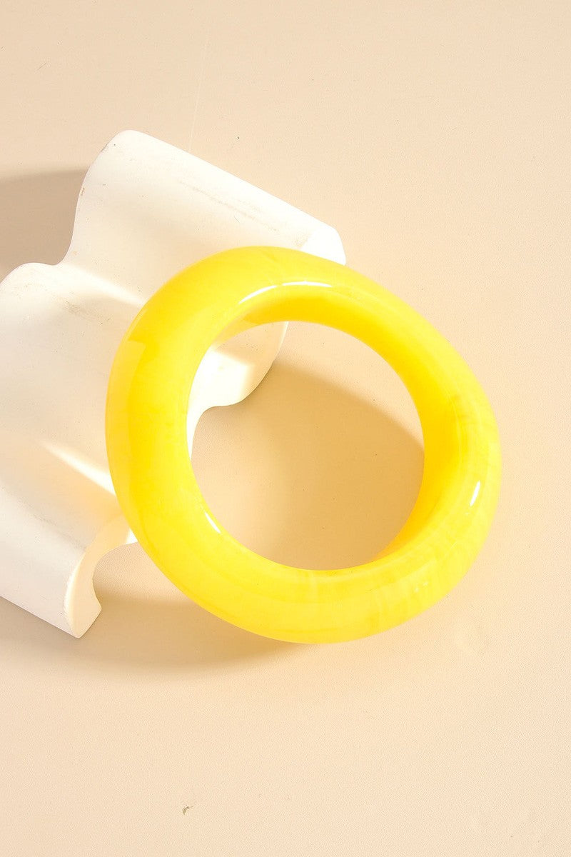 Resin Curved Bangle