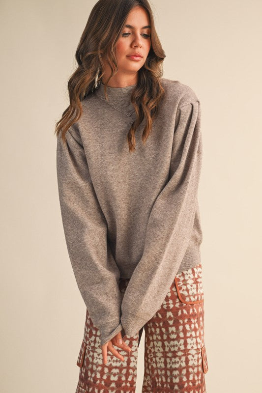 Brittany Mock Neck Sweater