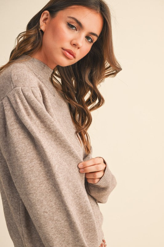 Brittany Mock Neck Sweater