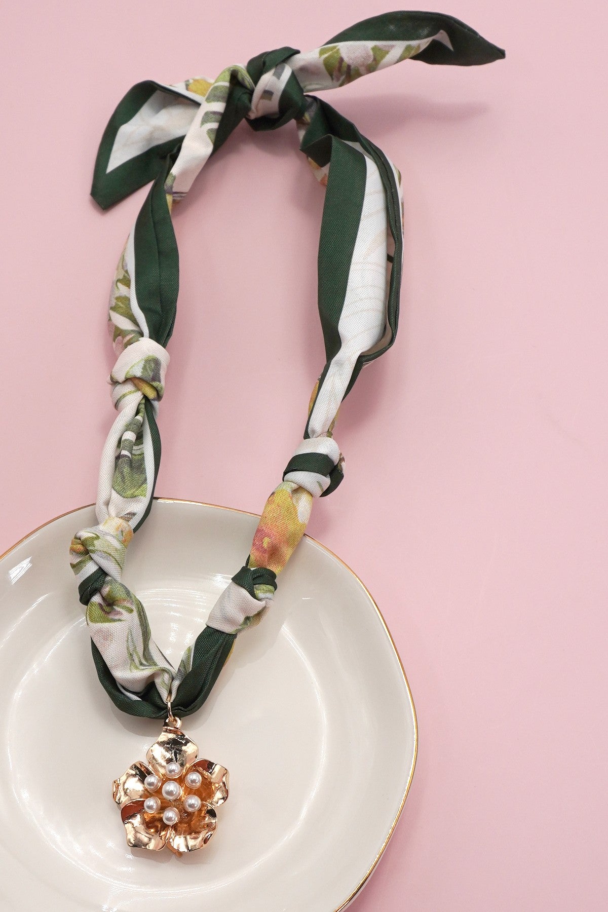 Handmade Scarf Necklace