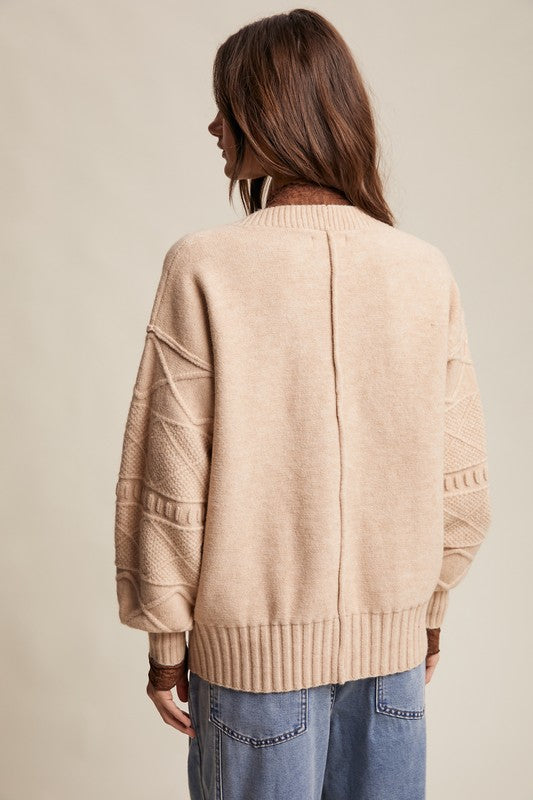 Haven Knit Cardigan Oatmeal