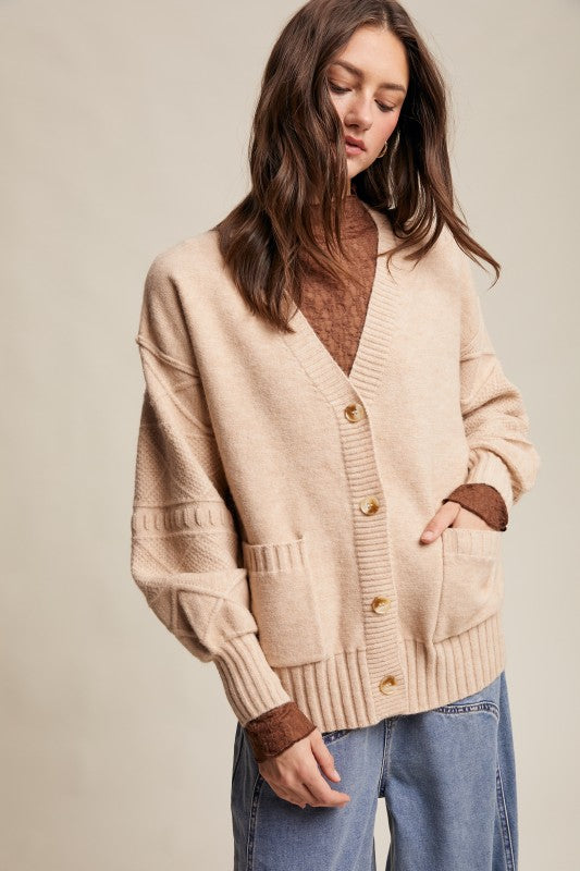 Haven Knit Cardigan Oatmeal