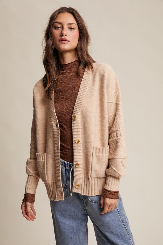 Haven Knit Cardigan Oatmeal