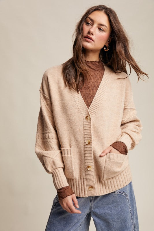 Haven Knit Cardigan Oatmeal