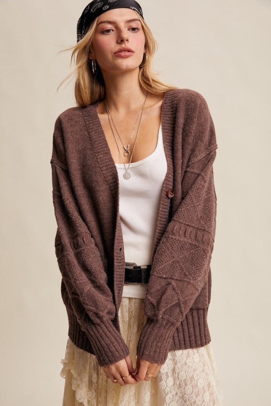 Haven Knit Cardigan Mocha