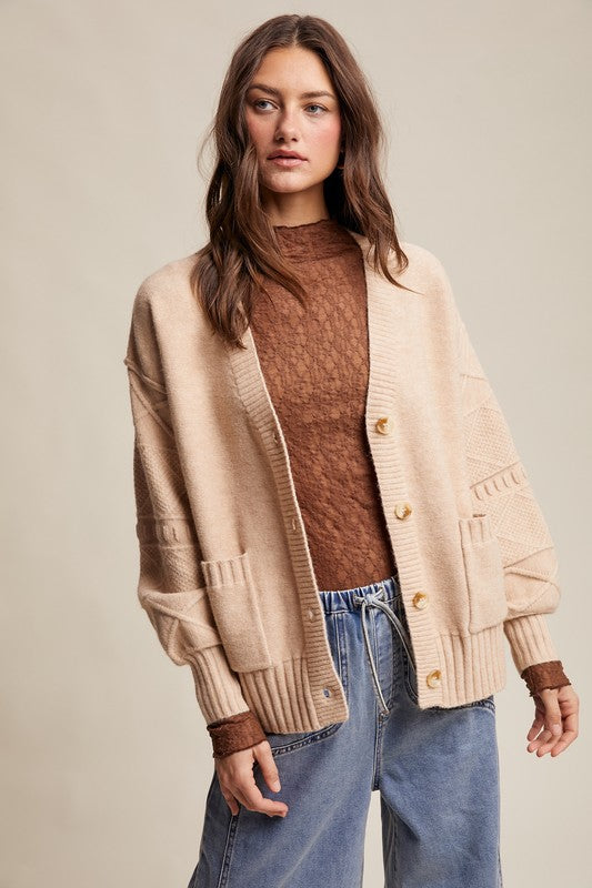 Haven Knit Cardigan Oatmeal