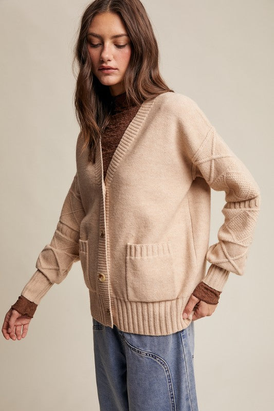 Haven Knit Cardigan Oatmeal