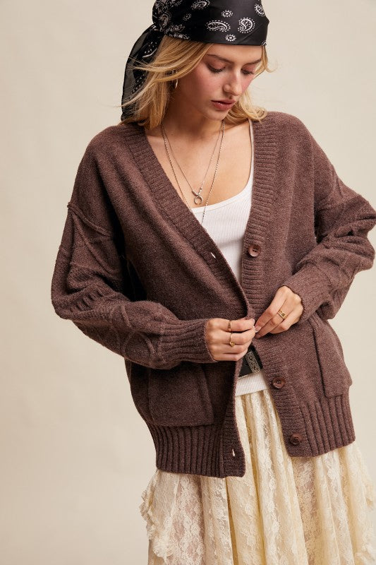 Haven Knit Cardigan Mocha