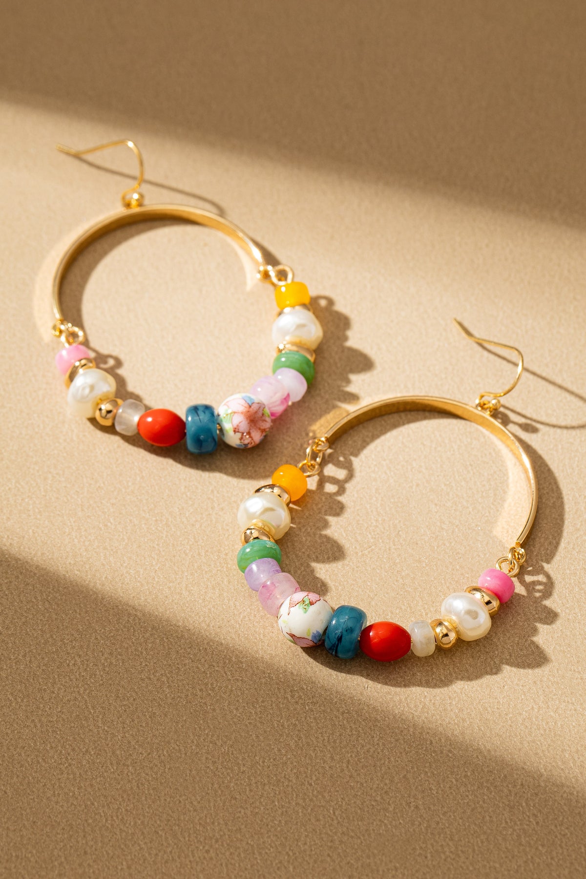 Fiesta Bloom Hoop Earrings