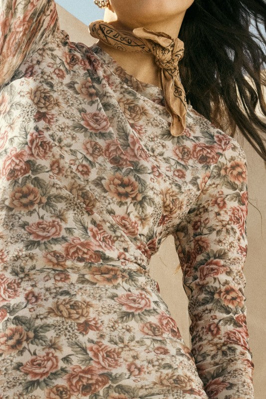 Hayden Floral Midi Dress