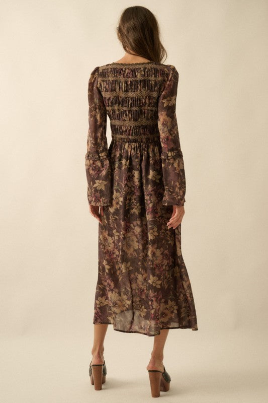 Dara Floral Midi Dress