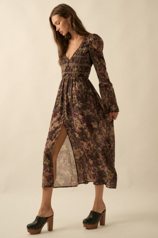 Dara Floral Midi Dress
