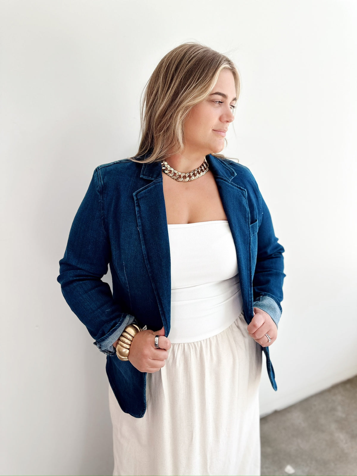 Dianna Denim Blazer