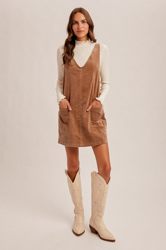 Oakley Corduroy Overall Dress