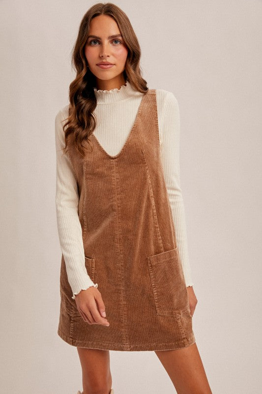 Oakley Corduroy Overall Dress