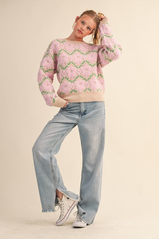 Kacee Floral Sweater