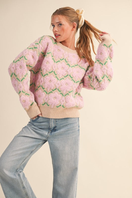 Kacee Floral Sweater