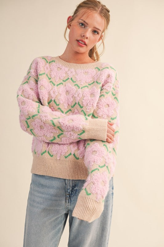 Kacee Floral Sweater