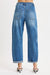 Zena Mid Rise Barrel Jeans