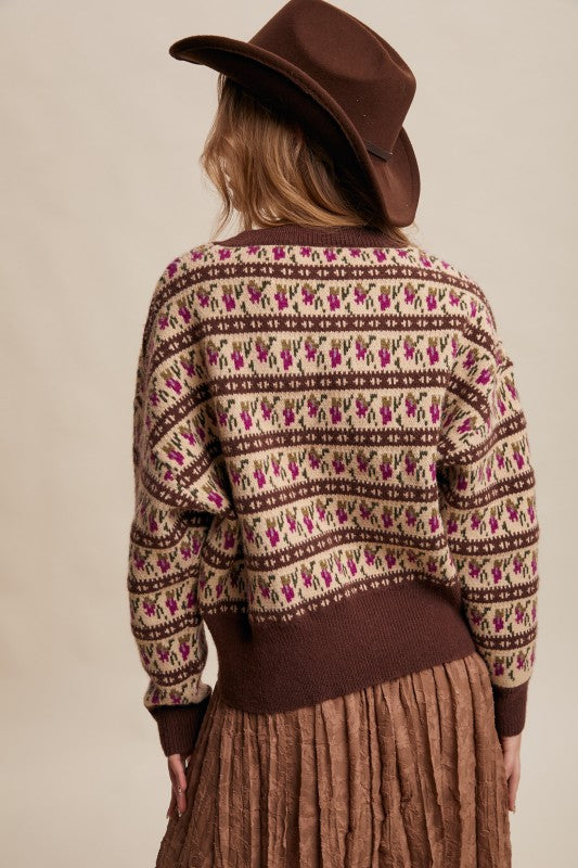 Sable Knit Sweater Mocha