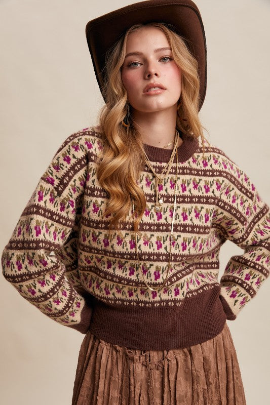 Sable Knit Sweater Mocha