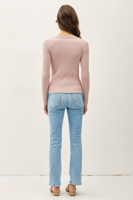 Lori Rib Knit Sweater
