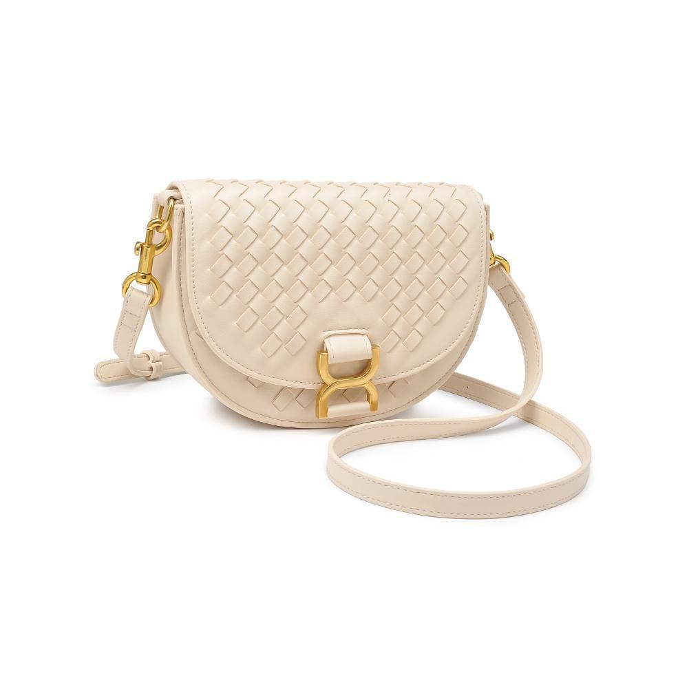 Alise Woven Crossbody Oatmilk