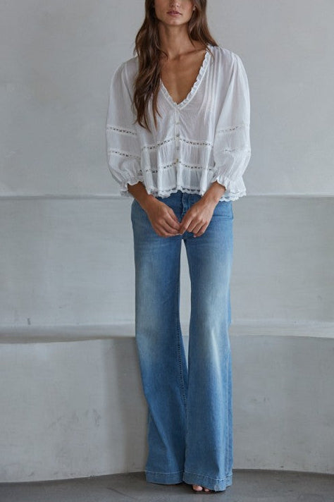 Miley Lace Trim Top