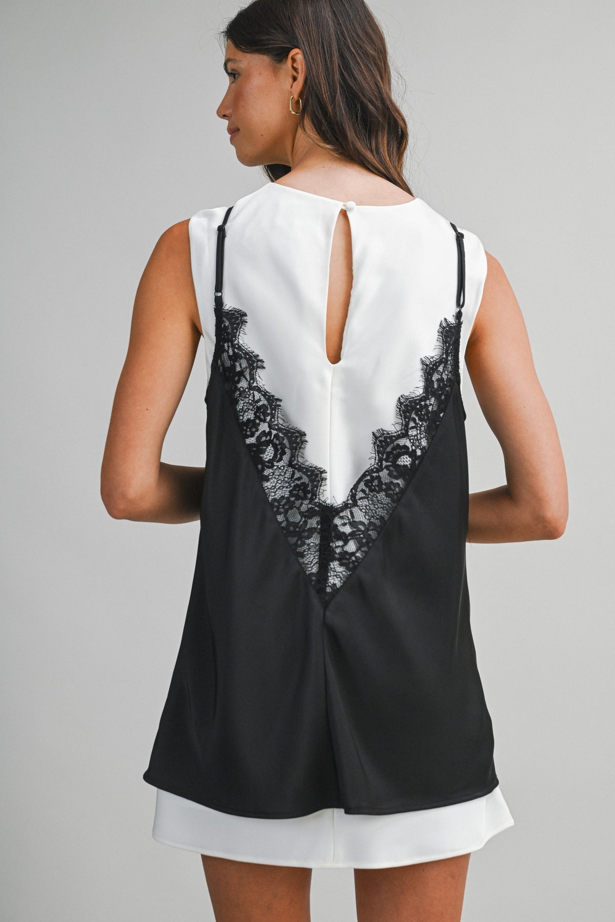 Nicole Layered Lace Slip Dress