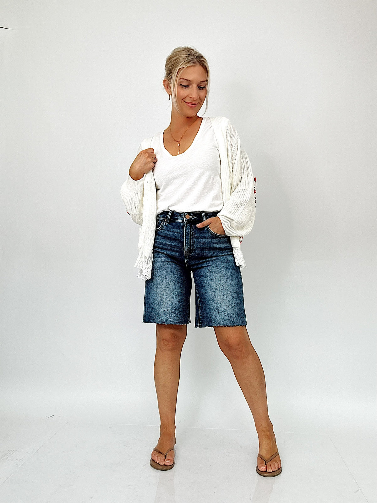 Elaine High Rise Bermunda Shorts