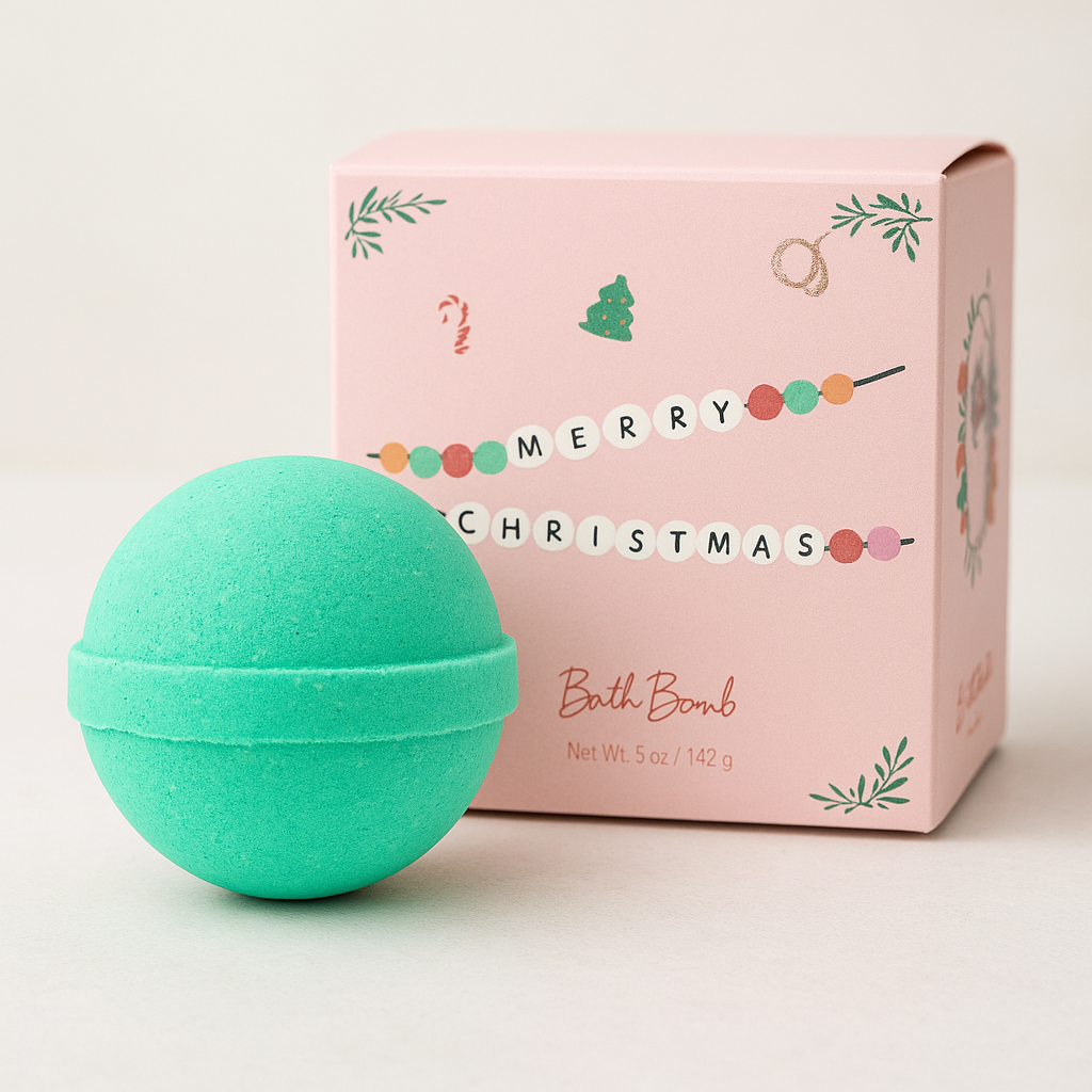 Garland Bath Bomb - Christmas Friendship Bracelet