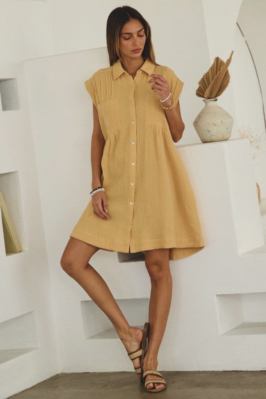 Tiffany Tunic Dress Eggnog