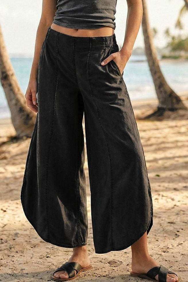 Nellie Tulip Washed Jeans Charcoal Black