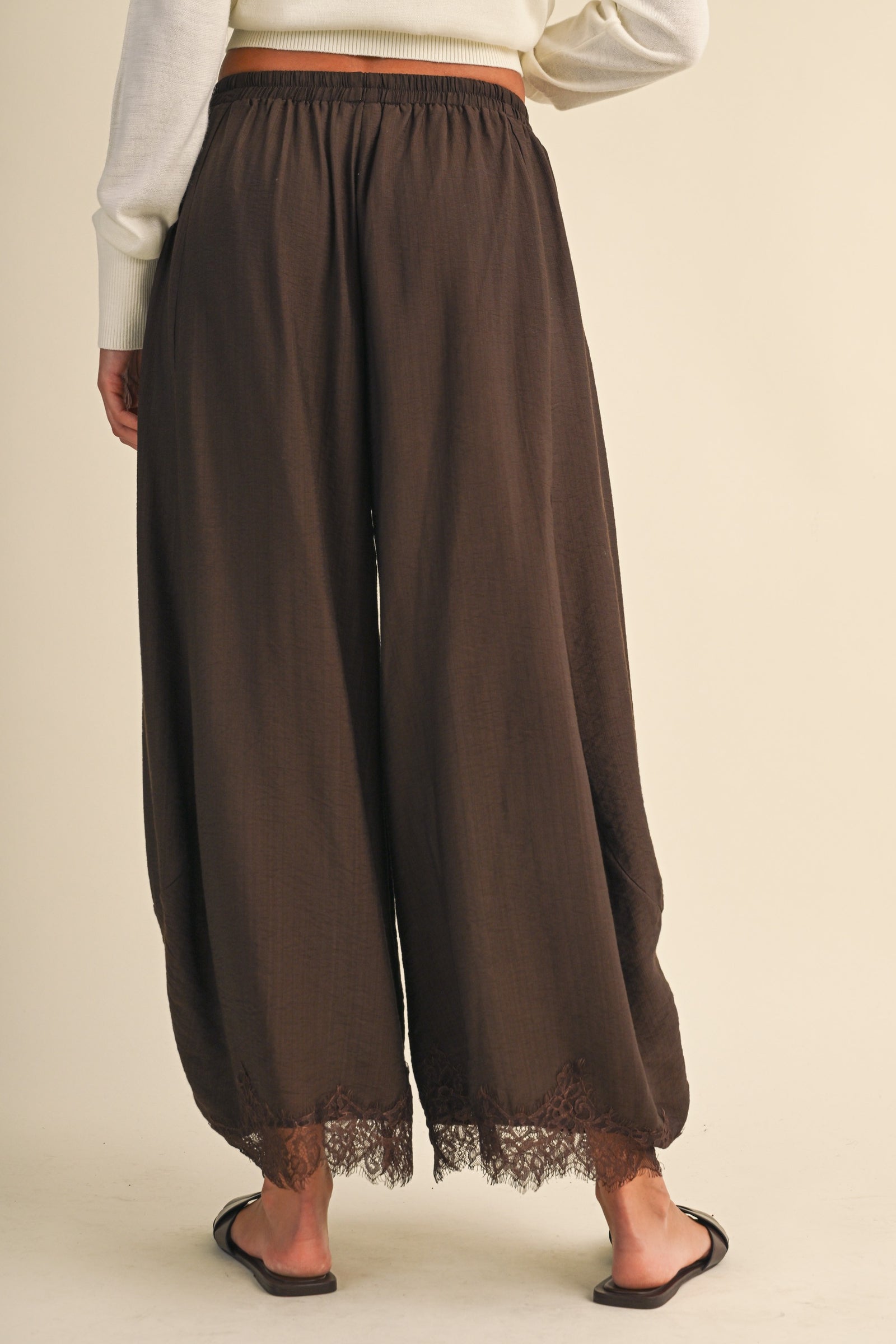Lorelei Barrel Fit Pants Dk. Brown