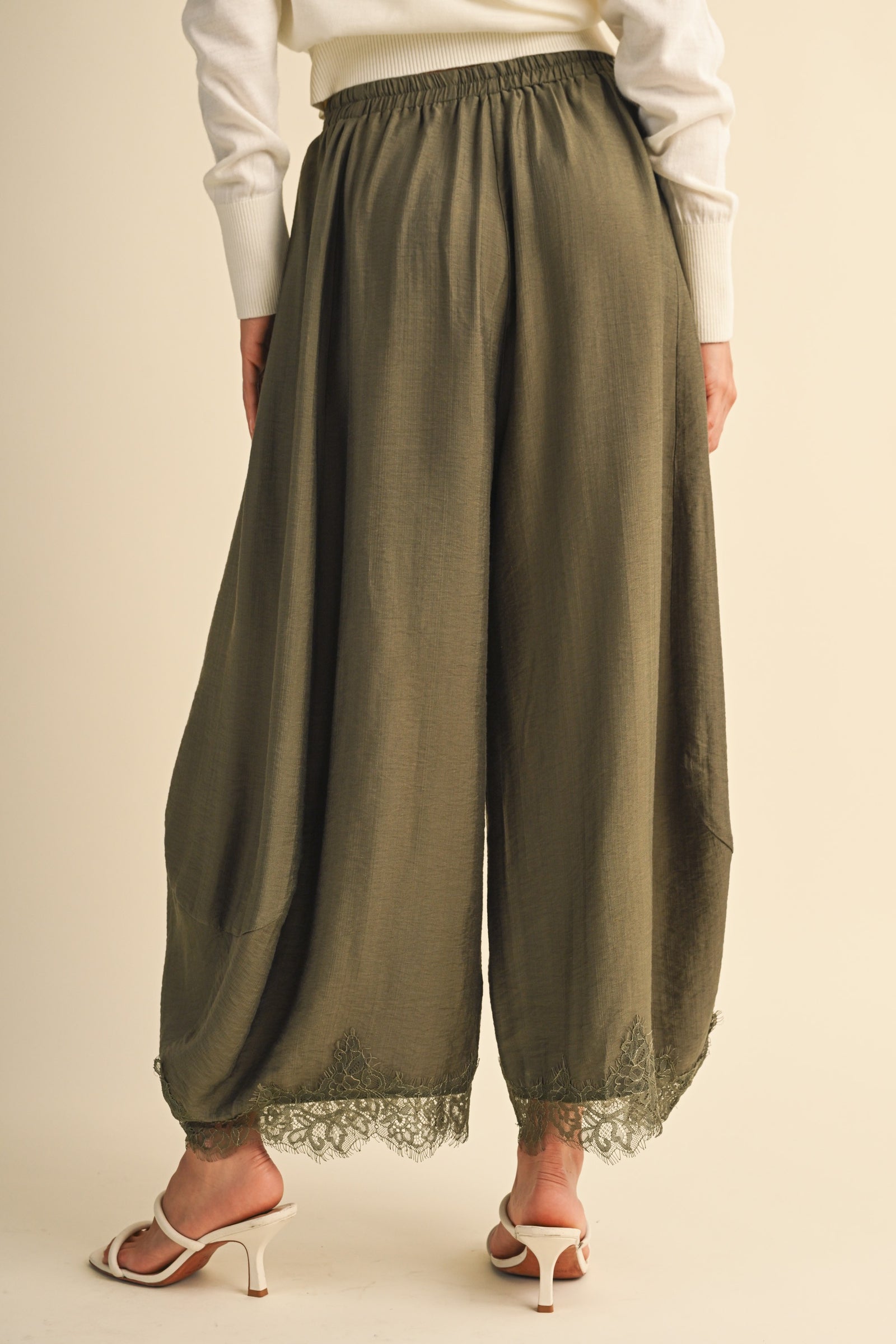 Lorelei Barrel Fit Pants Olive